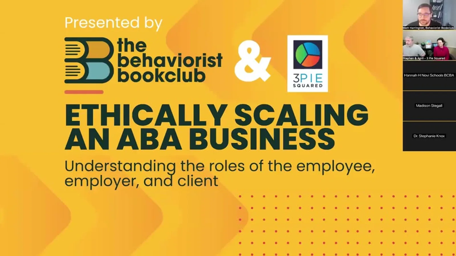 Ethically Scaling an ABA Company