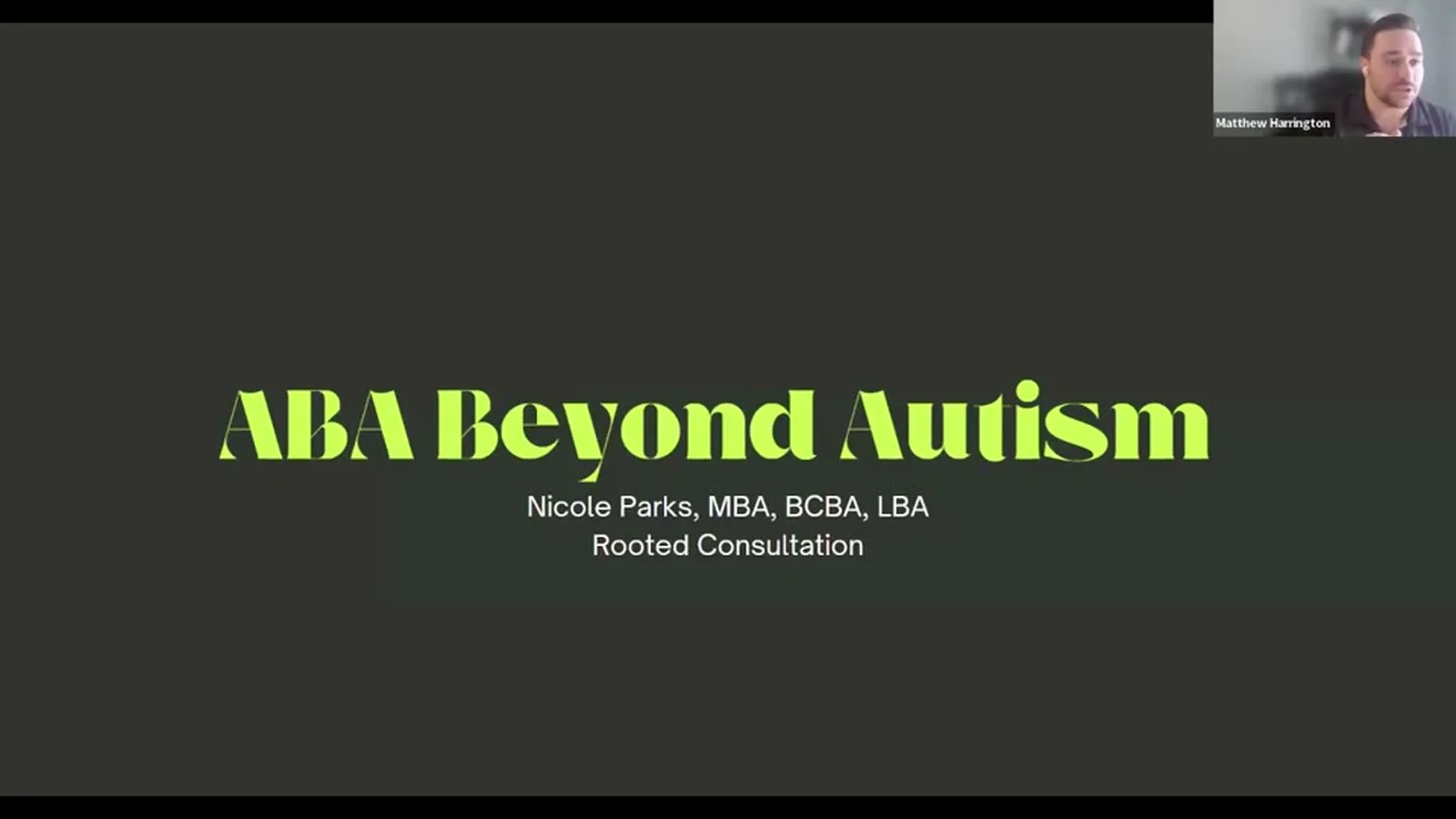 ABA Beyond Autism